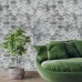 Самоклейка декоративна 3D панель під цеглу сіро-синій мармур 700x770x3мм (218-3)