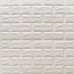 Самоклеюча декоративна 3D панель під білу матову цеглу 700x770x5мм