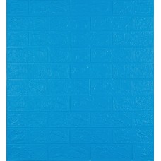 Самоклеюча декоративна 3D панель під синю цеглу 700x770x3 мм